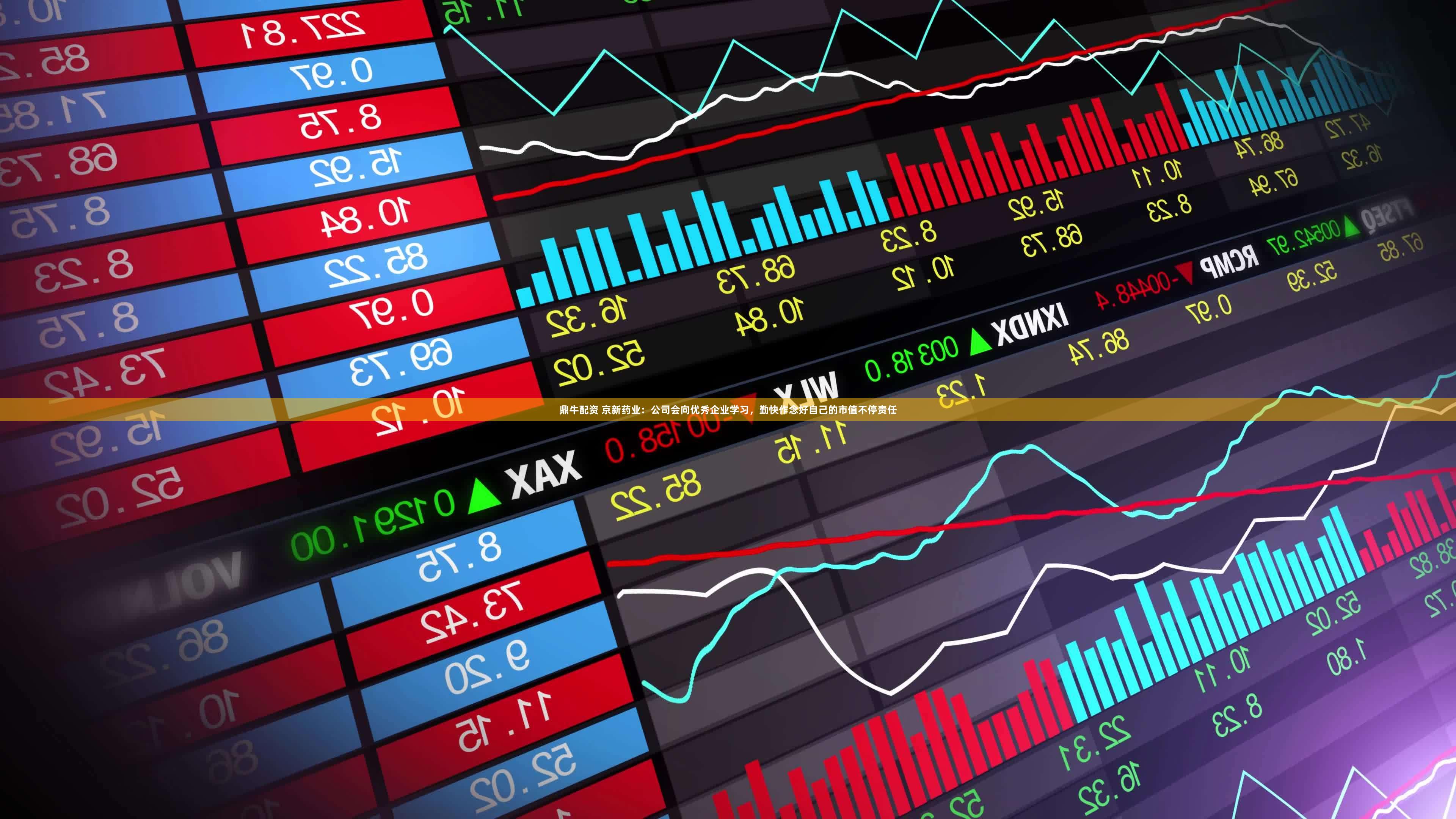 鼎牛配资 京新药业：公司会向优秀企业学习，勤快作念好自己的市值不停责任