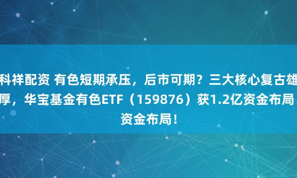 科祥配资 有色短期承压，后市可期？三大核心复古雄厚，华宝基金有色ETF（159876）获1.2亿资金布局！