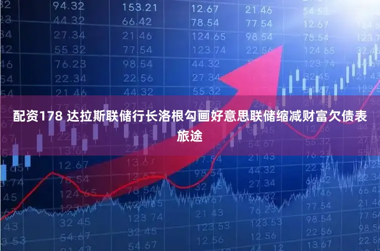 配资178 达拉斯联储行长洛根勾画好意思联储缩减财富欠债表旅途