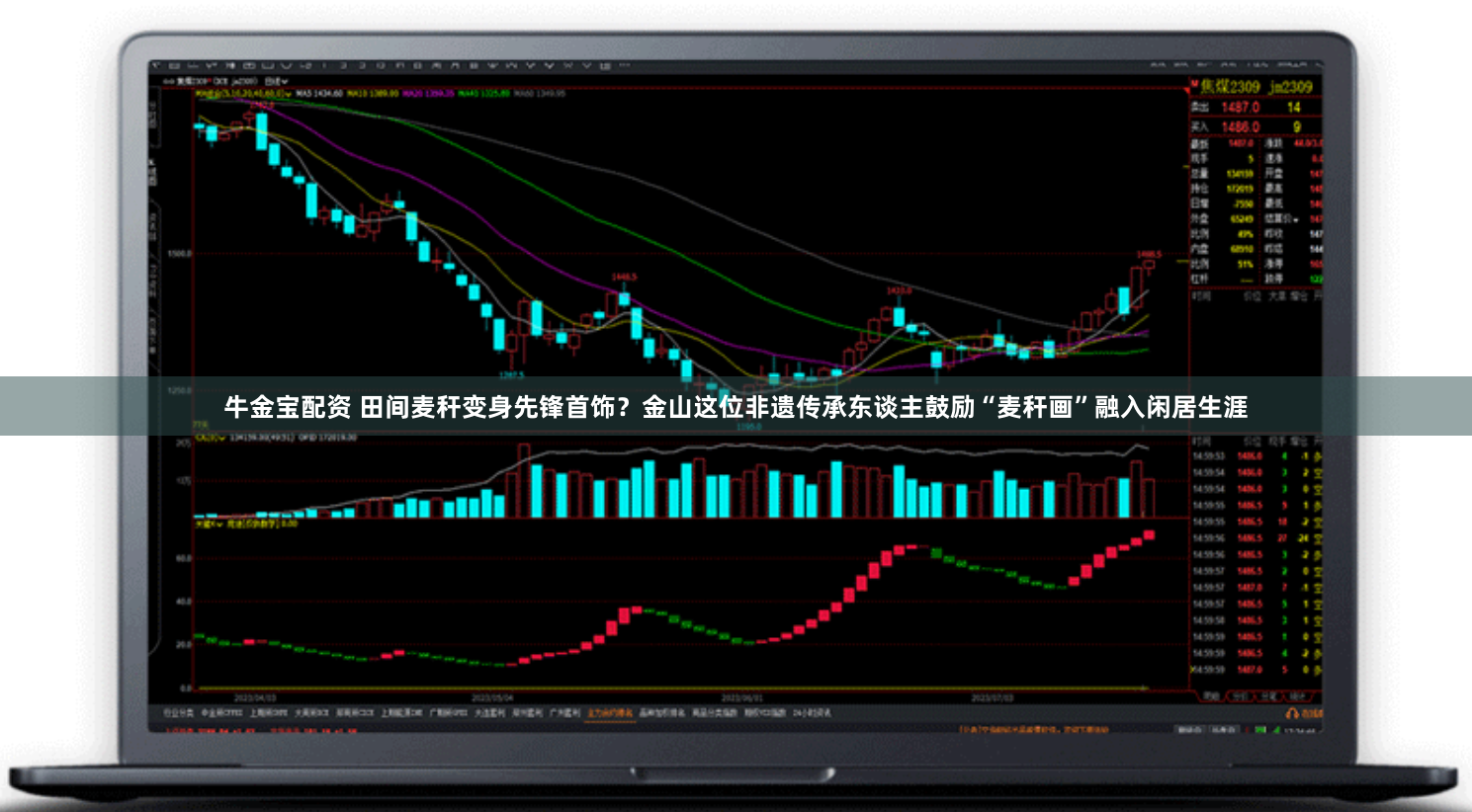 牛金宝配资 田间麦秆变身先锋首饰？金山这位非遗传承东谈主鼓励“麦秆画”融入闲居生涯
