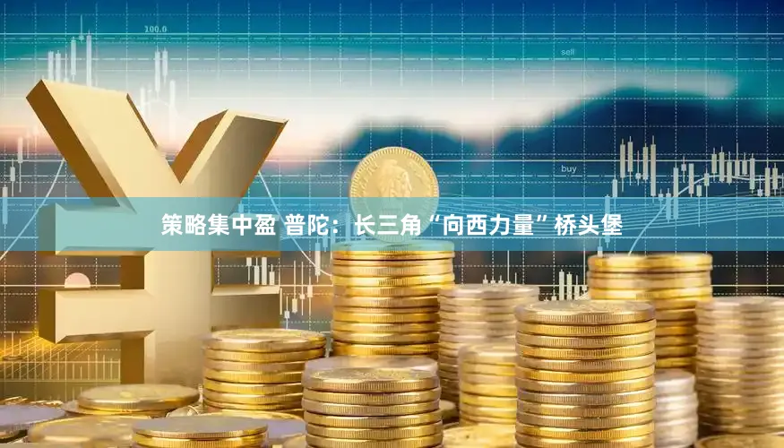 策略集中盈 普陀：长三角“向西力量”桥头堡