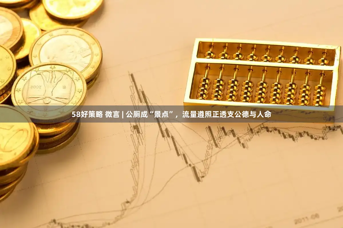 58好策略 微言 | 公厕成“景点”，流量遵照正透支公德与人命